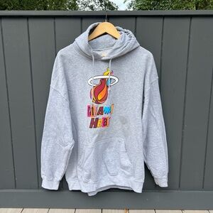 NBA Miami Heat Gray Hoodie